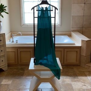 Size 4 teal silk Mason dress from Barney’s